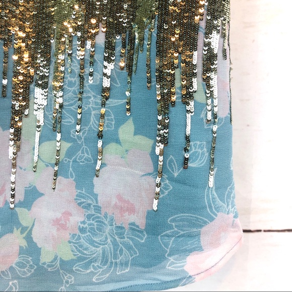 Manoush | Dripping Sequin Cami Top, S - Picture 2 of 8